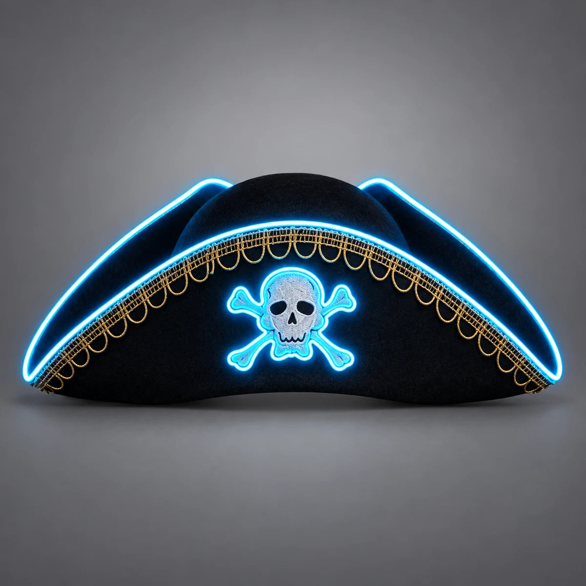 Sombrero de pirata luminoso