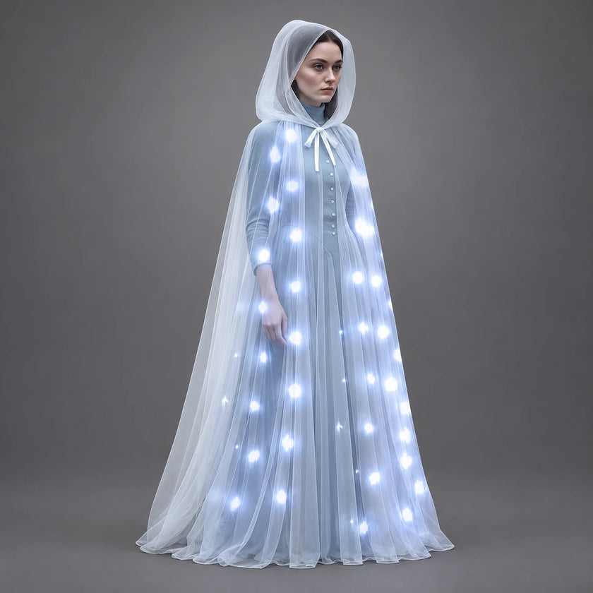 Capa LED con capucha