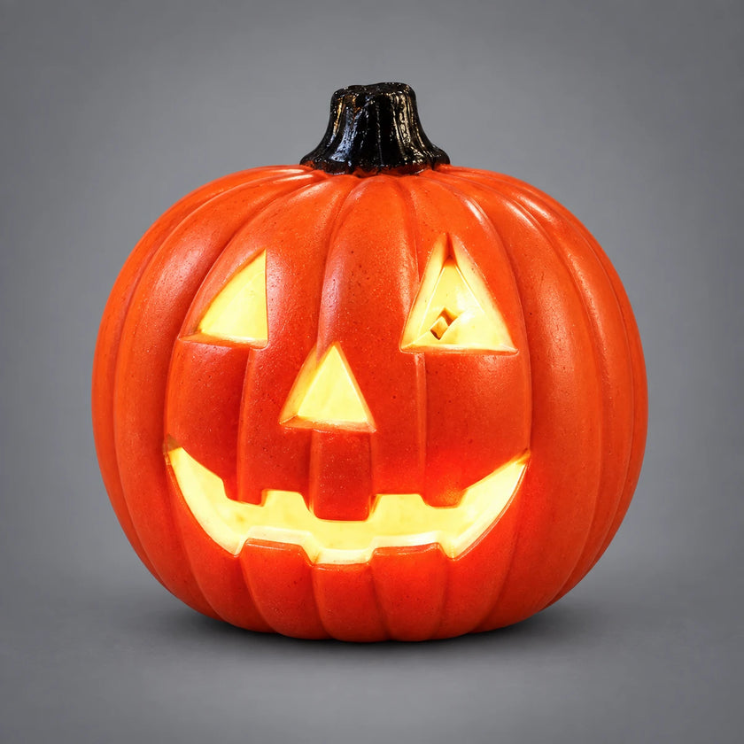 Lámpara decorativa de calabaza