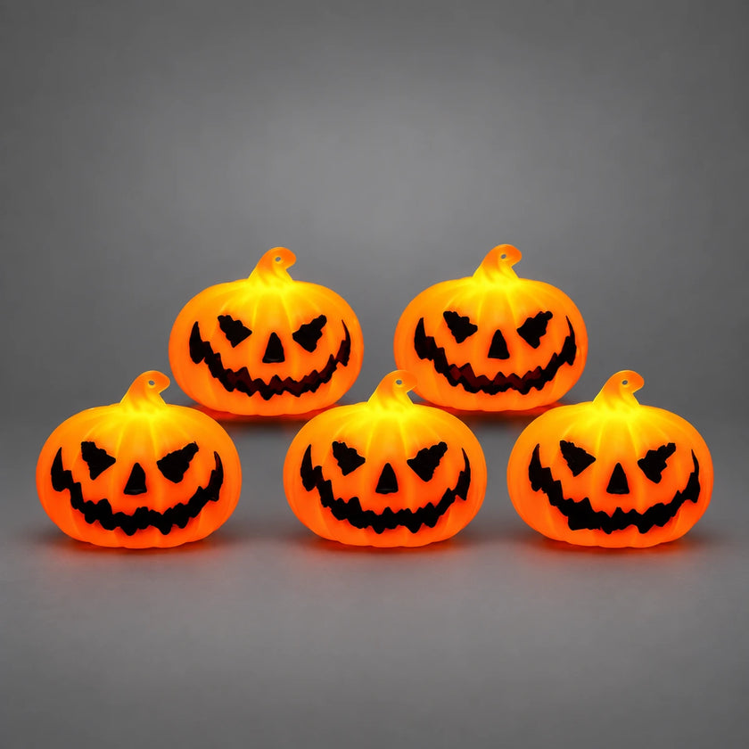 Velas LED de calabaza